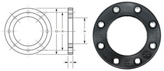 Carbon Steel S235JRG2 Backup Flange