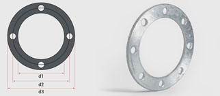 Galvanized Backing Ring Flanges