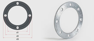 GI Backing Ring Flange - Hot Dip Galvanized Backing Ring Flange Manufacturers, Supplier & Exporter