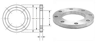 Hastelloy Alloy X Backup Flange