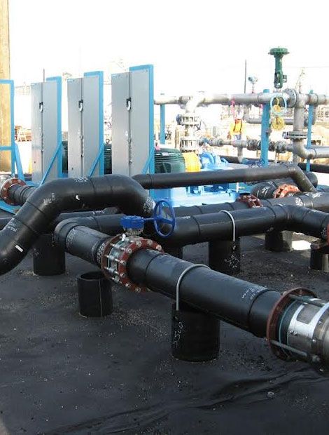 hdpe pipe line fabrication